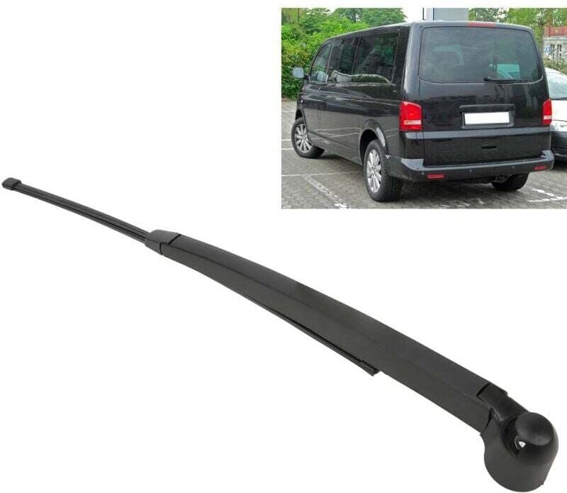 Scheibenwischer-Set, Kunststoff- und Gummiwischerarm hinten + Wischerblatt 7H0955707A Ersatz für T5 Caravelle 2003-2019