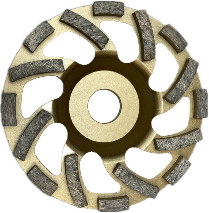 Trade Shop - Trade-Shop Diamant Turbo-Segmente Schleiftopf abrasiv ø 125mm 22,23mm Bohrung für Granit Beton Estrich Asph...