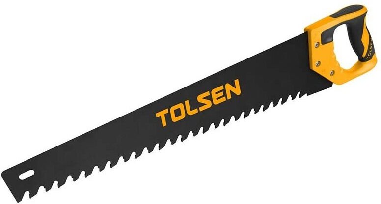 TOLSEN 550 mm Steinsäge, 65Mn Stahlblatt, ergonomischer Griff und 13 TPI
