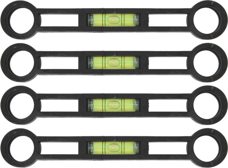 gebogene Wasserwaagen, präzise Messung, verformungsbeständig, DIY-Nivellierwerkzeug für Heimwerkerarbeiten, Wasser-, Ele...