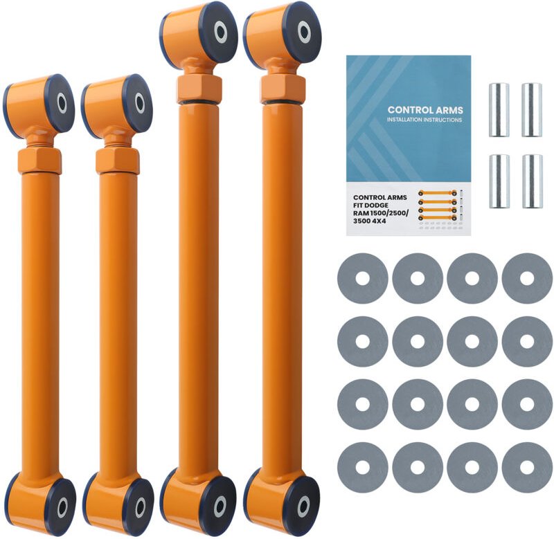 Maxpeedingrods - 4 x Adjustable Control Arms 0-6' Lift for Dodge Ram 1994-2009 einstellbar vorne