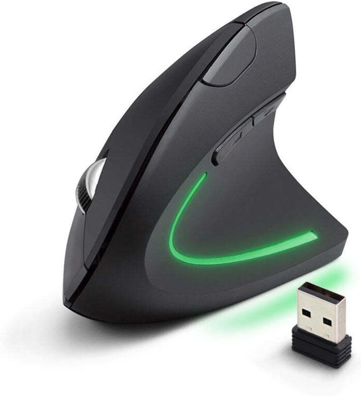 Esperanza wireless 24 ghz vertikale optische maus 6d usb corvus