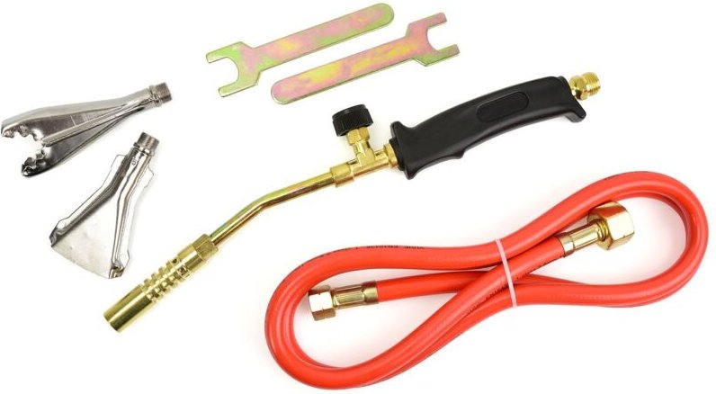 Universeller Gaslötbrenner Mit 3 Aufsätzen Für Löten Und Schweißen