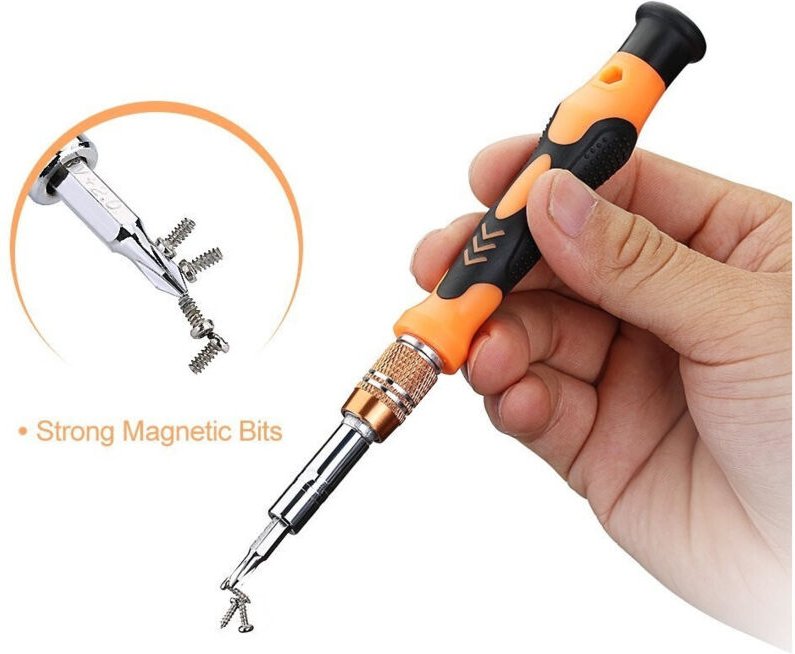 Trade Shop Traesio - Trade Shop - torx-schraubendreher-set 6 + 6 magnetisch für pc notebook uhren reparaturen -