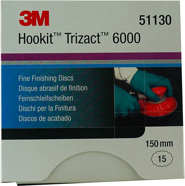3M 51130 SCHEIBEN Trizact 150MM P6000 15 PIECES