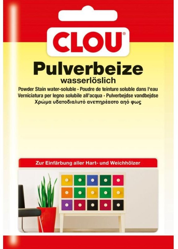 Clou Pulverbeize 5 g hellgrau Beizen