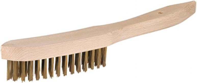 Stahlborstenbürste mit 3-reihigem Griff ms9300g jaz