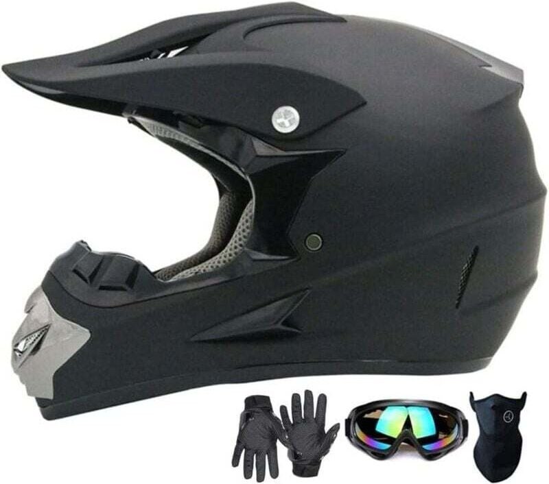 Motocross-Helm, trendiger Integralhelm für Erwachsene und Jugendliche, Offroad-Motorradhelm, ATV-Helm, Offroad-Mountainb...