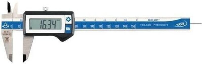 Helios Preisser - digi-met 1326416 Digitaler Messschieber 150 mm IP67