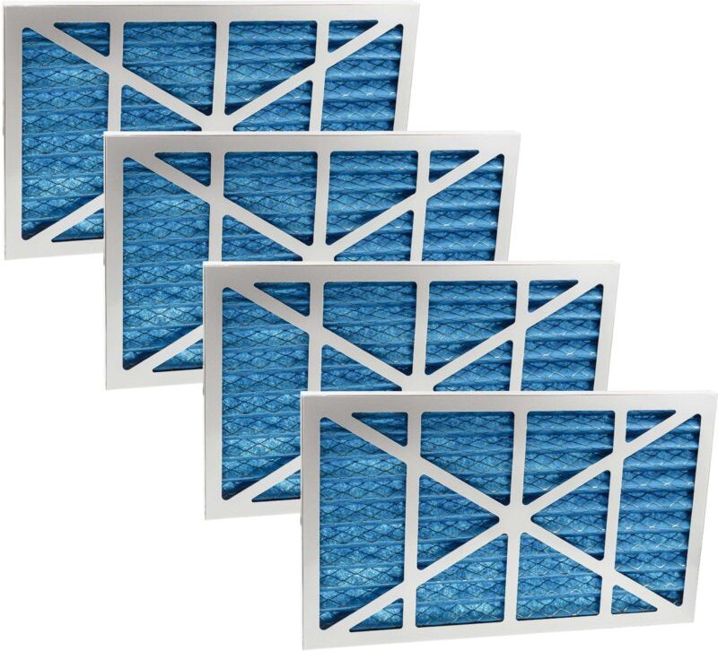 vhbw 4x Filter kompatibel mit Sparmax SB-88 Absauganlage - Ersatzfilter Blau Silber Weiß