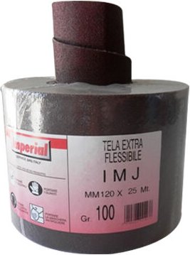 Tissu Abrasif Corindon Imj 120 Rouleau 25 Mt. Gr.60