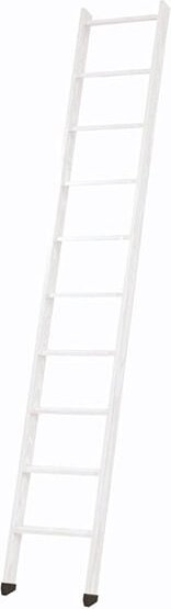 Klappbare Raumspartreppe Blanc RAL 9010 10 Stufen - zu erreichende Höhe 2,37m - EC-MEZZ-RAB-B-10