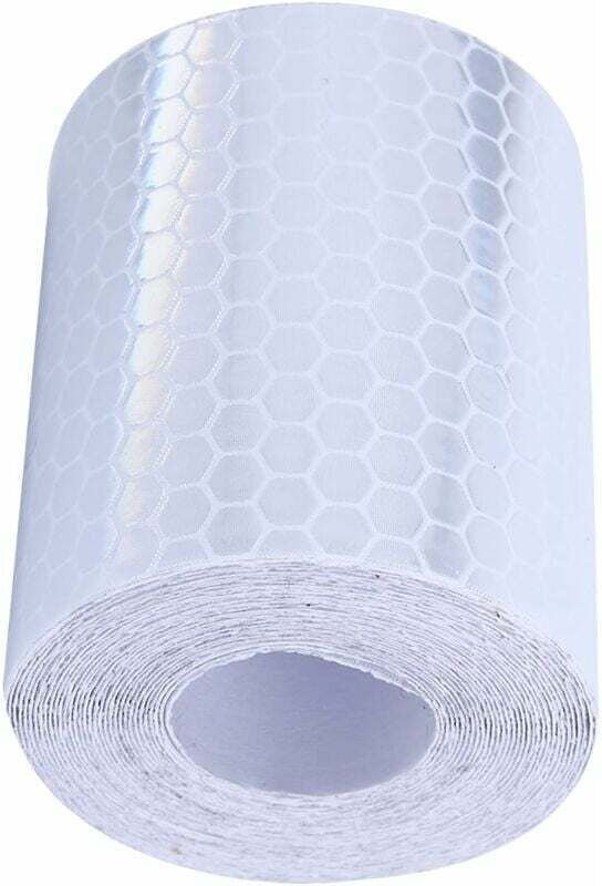 Meter hochwertiges Reflektorband zum Aufkleben & Zuschneiden, wetterfestes Reflexband, Warnband, reflektierend & selbstk...