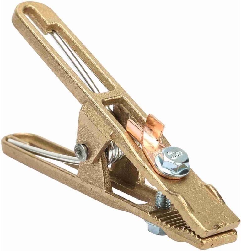 Jeffergarden - 260/300/500A Messingmaterial Eine Form gemahlenen Schweißschweißklemme für Maschine (260a)