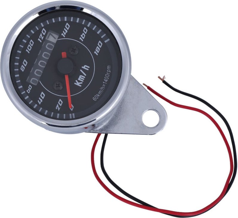 Geschwindigkeitsmesser, Keenso Universal-Drehzahlmesser Kilometerzähler Zweifarbige Geschwindigkeitsanzeigen mit LED-Lic...