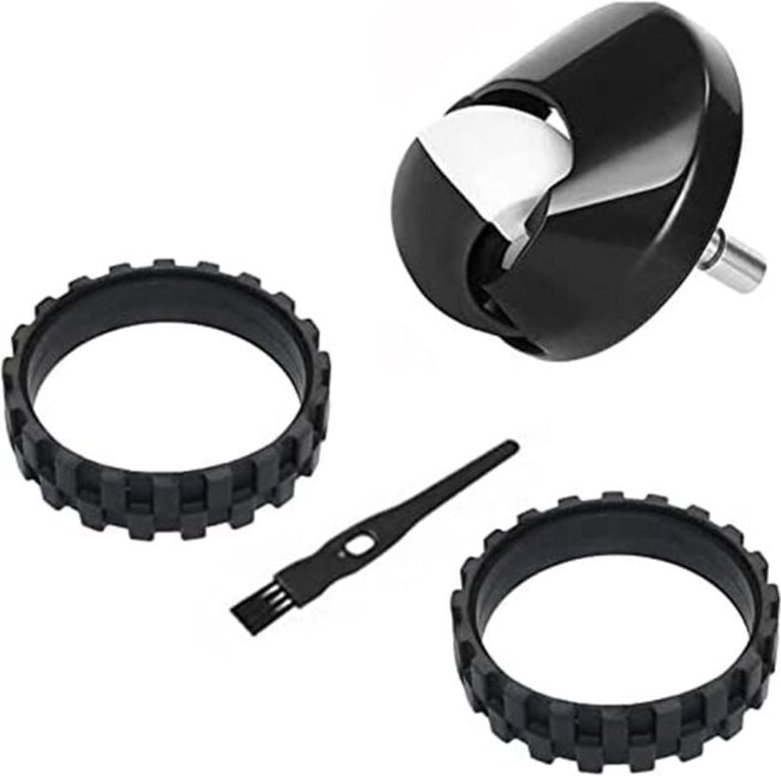 Ersatz-Vorderräder und -Reifen für iRobot Roomba 500, 600, 700, 800, 900, 860, 870, 675, 880, 960, 980 Serie (rutschfest...