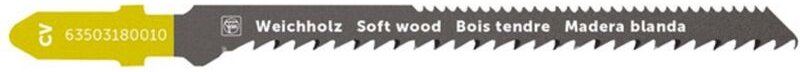 Fein - 63503180010 Stichsägeblatt für Holz cv 75 T2.5/1.4 sw cc 5 St.