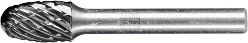 Hartmetall Hochleistungsfrässtift allround Tropfen tre ø 10x16mm Schaft-Ø 6mm hicoat universal - Pferd