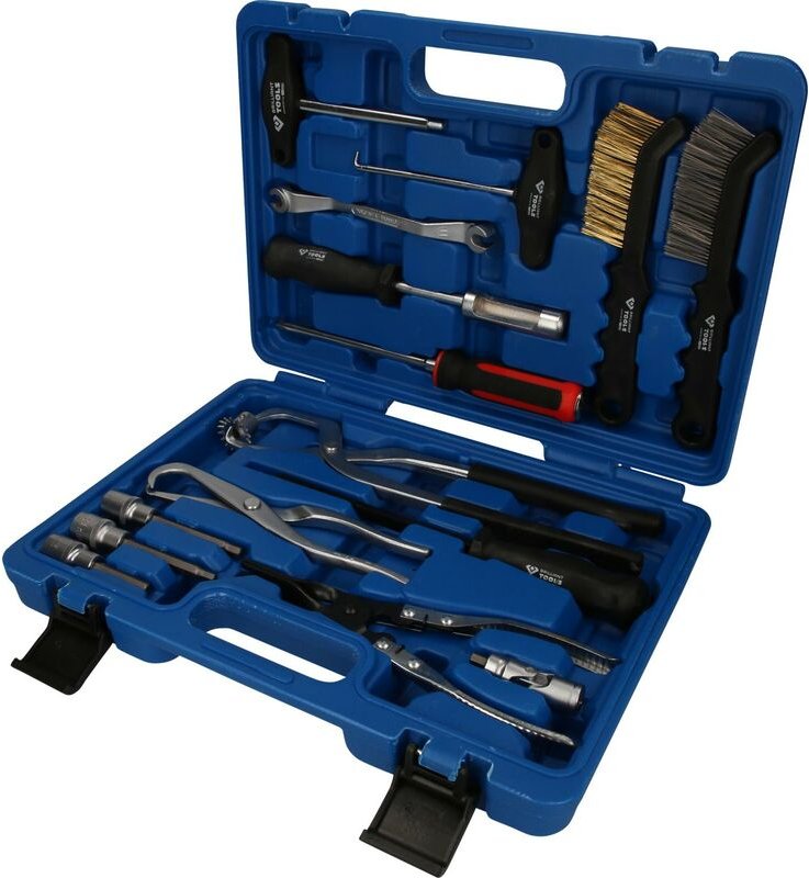 Brilliant Tools - Universal-Bremstrommel und Bremsscheiben-Werkzeug-Satz, 15-tlg