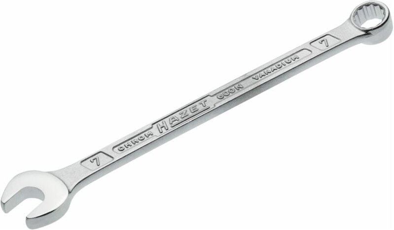 Ringmaulschlüssel 600N SW 7mm L.118,5mm Form A Spezialstahl HAZET