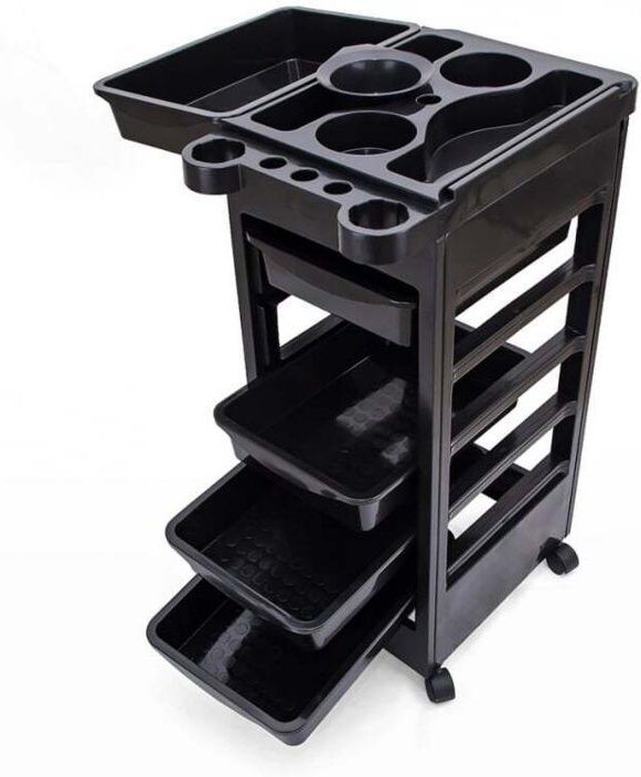 Professioneller Kosmetik- und Friseurwagen mit Schubladen Wavy