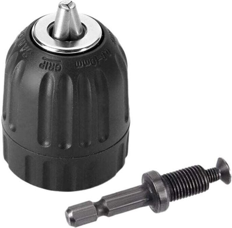 Set mit 2 10-mm-Bohrfuttern mit manueller Spannvorrichtung für Schnellspannbohrmaschinen inklusive Befestigungsmaterial