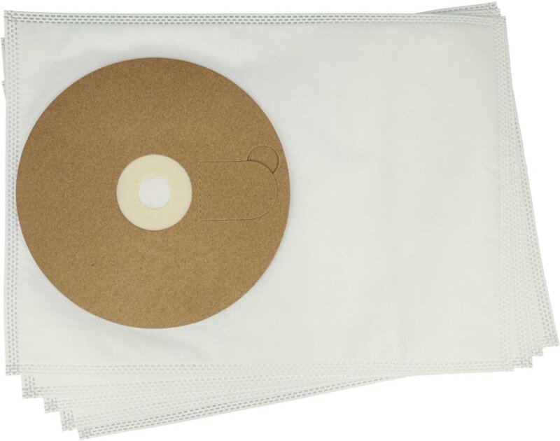 5x Staubbeutel Ersatz für Wirbel 895041 für Staubsauger - Mikrovlies, 37,5cm x 27cm Weiß - Vhbw