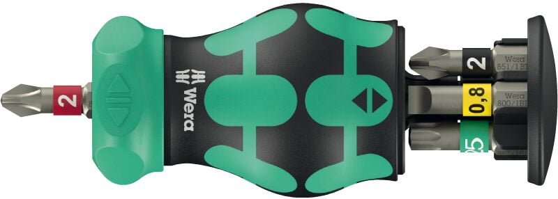 Magazinbithalter kk Stubby Magazin ra 2 6-teilig bzt Schlitz/PH/PZ/TORX®