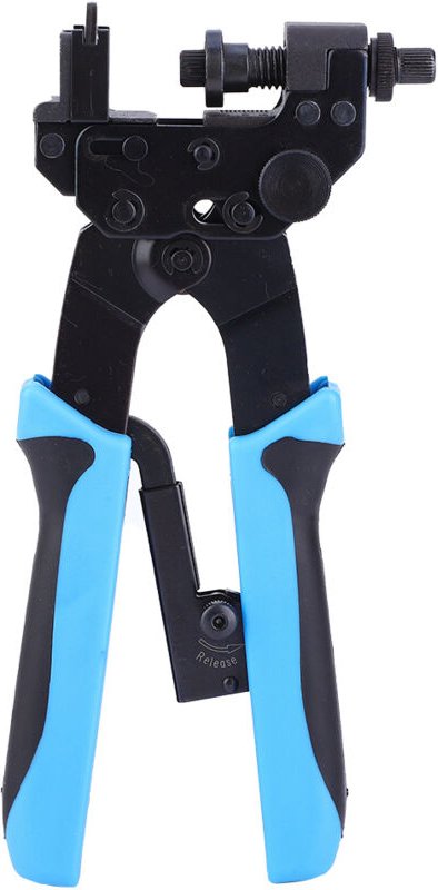 Koaxial-Crimpzange, Koaxialkabel-Crimpzange F BNC Koaxialnetzwerk-Crimpzange, Konfektionierbare Kompressions-Crimpzange ...