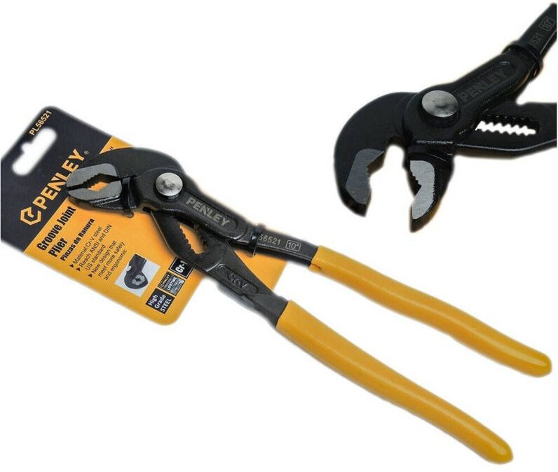 Trade Shop - PARROT ZANGE 10" 250 MM VERSTELLBAR CHROM VANADIUM RUTSCHFESTER POLIGRIP-GRIFF -