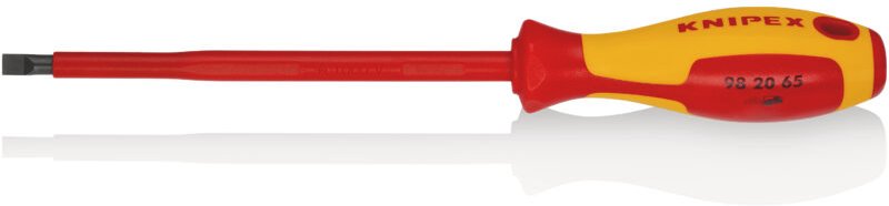 Vde vde Schlitz-Schraubendreher Klingenbreite: 6.5 mm Klingenlänge: 150 mm din en 60900 - Knipex