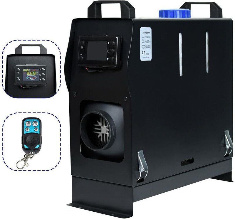 12V Standheizung Diesel, 8KW Diesel Lufterhitzer, Luft Dieselheizung, Luftheizung Air Diesel mit Fernbedienung LCD Monit...