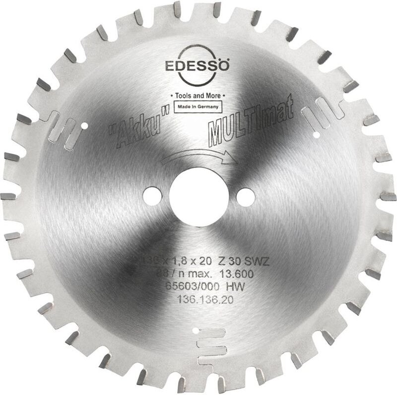 Hw Kreissägebl. Akku 136x1,8x20mm Z30 swz