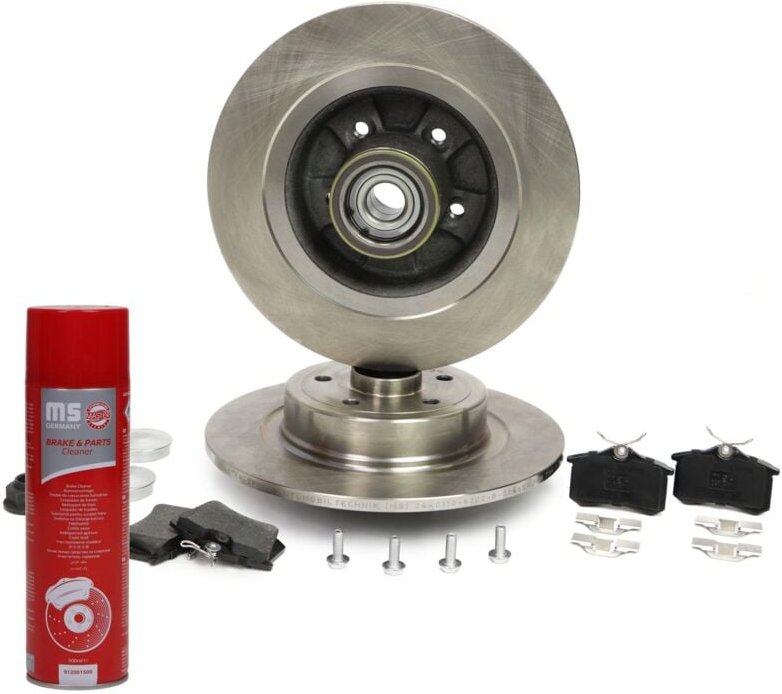 Satz Bremsscheiben und Bremsbeläge hinten 201062020