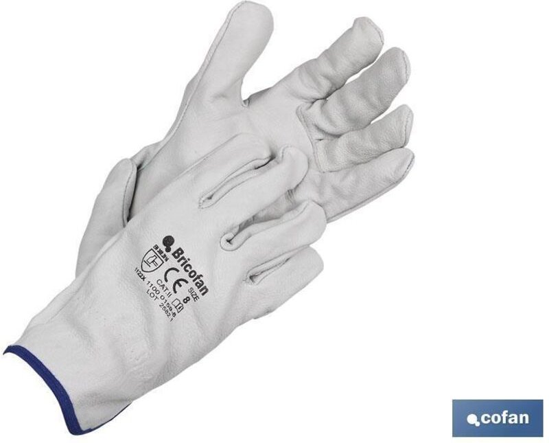 Bricofan Flower Lederhandschuh Größe 8 BlisterEinheitsverkauf