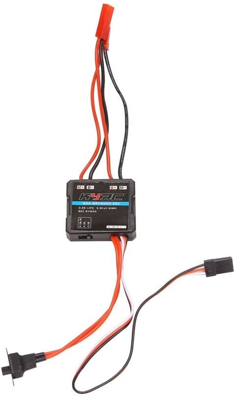 Tlily - 40A GebüRstet esc Elektronischer Geschwindigkeitsregler für C24 C34 mn D90 MN99S MN86S rc Auto Aktualisierung Te...