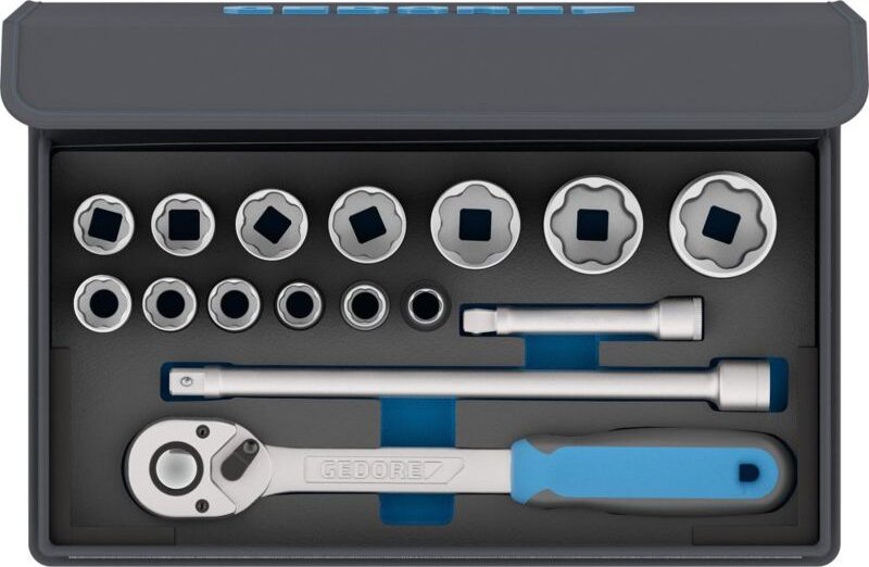 Gedore - Steckschlüssel-Satz 1/2 16-tlg tc 19-MU-10, 3085023