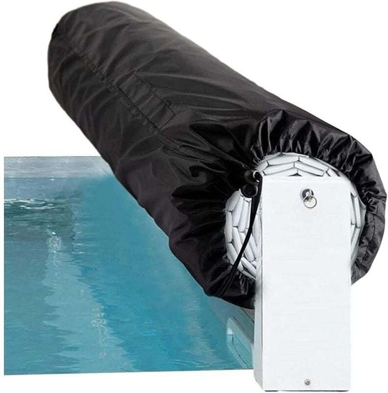 Vtizikl Housse Bache de Protection Imperméable et Résistante pour Enrouleur Solaire, Enrouleur Bache Piscine pour Piscin...
