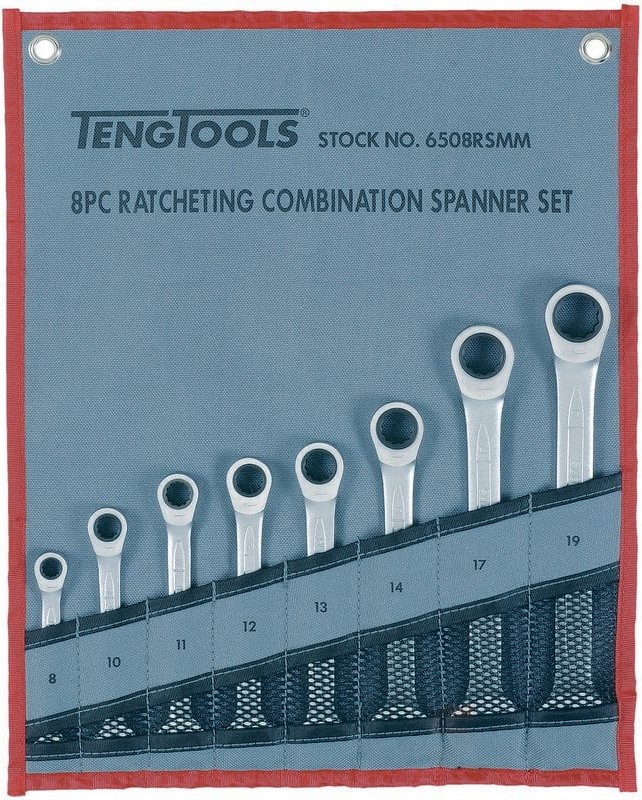 Umschalt-Ratschenschlüssel-Set Tengtools 6508RSMM 167160100