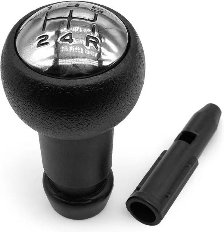 KZQ - 5-Gang-Schaltgetriebe Schaltknauf kompatibel für Peugeot Picasso Saxo Automotive, Schalthebel + Konverter