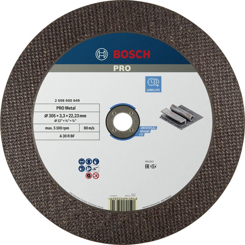 Expert Metall-Geradtrennscheibe a 30 r bf 300 32 Bosch 2608600649