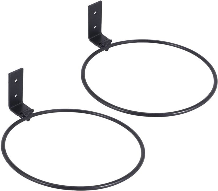 2 Pack Faltbarer Ball Halter Montiert ein der Wand, Sport PräSentation StäNder für Basketball, Volleyball, Rugby, FußBal...