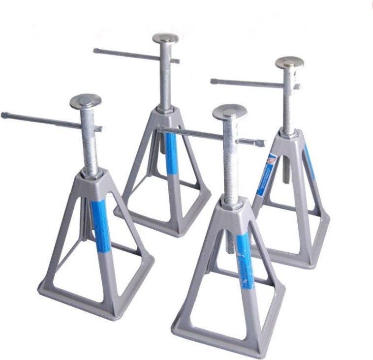 Baumarktplus - 4x Wohnwagenstützen Aluminium höhenverstellbar 28-43 cm Tragkraft 3600 kg Stützböcke Unterstellböcke