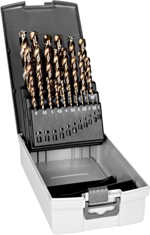 Bahco - hss-e Bohrer aus Kobalt für Metall im Satz - 25-tlg.