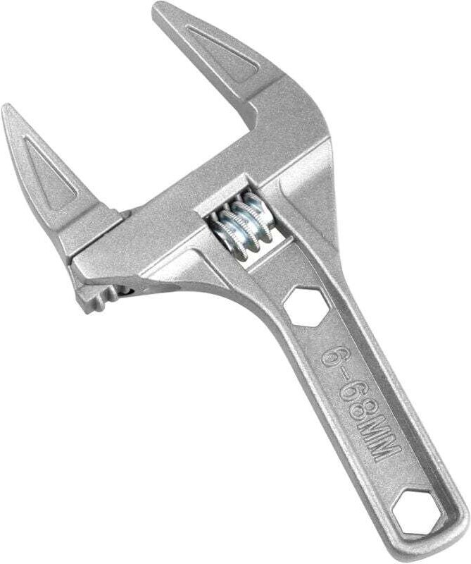 Verstellbarer Schraubenschlüssel, 6–68 mm, verstellbarer Schraubenschlüssel, kurzer Schaft, große Öffnungen, ultradünn u...