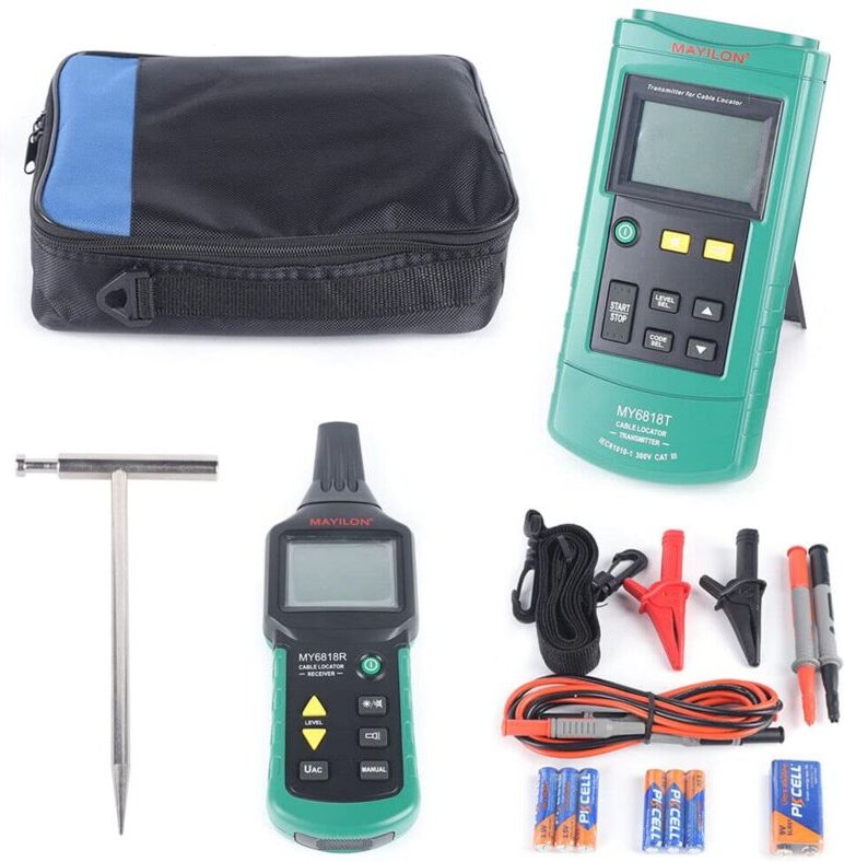 Kabel-Detektor Leitungssuchger Ac/Dc MY6818 Professionelle Kabelsucher Kabeltester Leitungsfinder, für Testen Unterbrech...