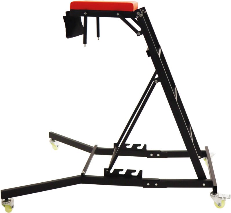 Bituxx KFZ Montage Hochsitz Arbeitsbühne bis 200 kg - Höhenverstellbar & Winkelverstellbar - Rückenschonender Motorhaube...