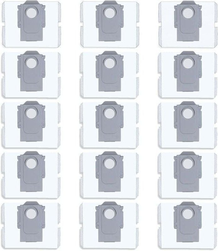 Vorderbügel (15 Stück) Ersatzbeutel für Roborock Q5 Pro+/ S7 Max Ultra/ Q7 Max+/ S8+/ S8 Pro Ultra/ Q8 Max+/ Q5/ Q7+