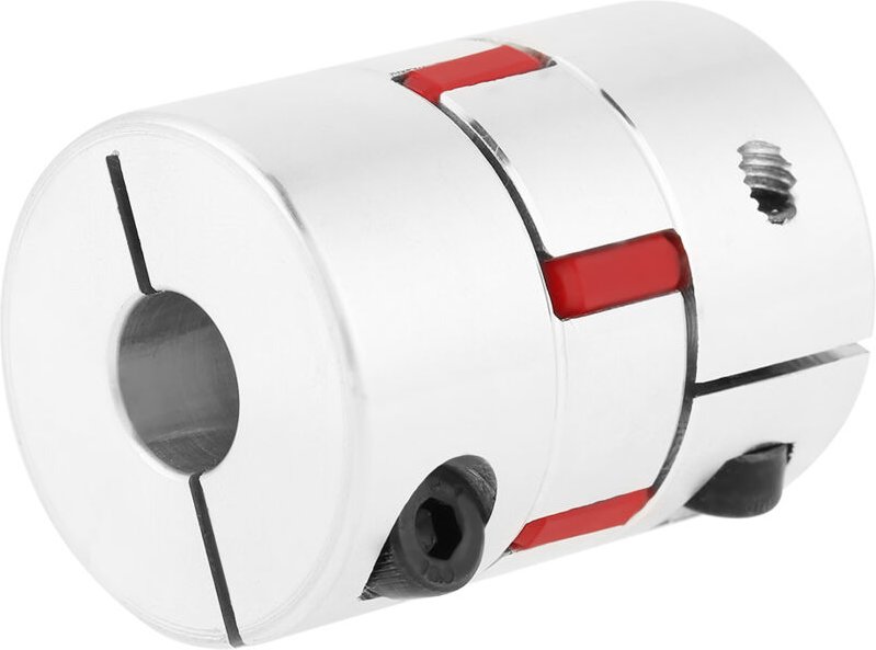 Flexible Kupplung für Spinnenwelle, 30 mm Außendurchmesser x 40 mm Länge, Anschluss für CNC-Schrittmotor