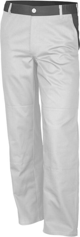 Qualitex Bundhose basic 2-farbig, Größe: 64, Farbe: weiß/grau